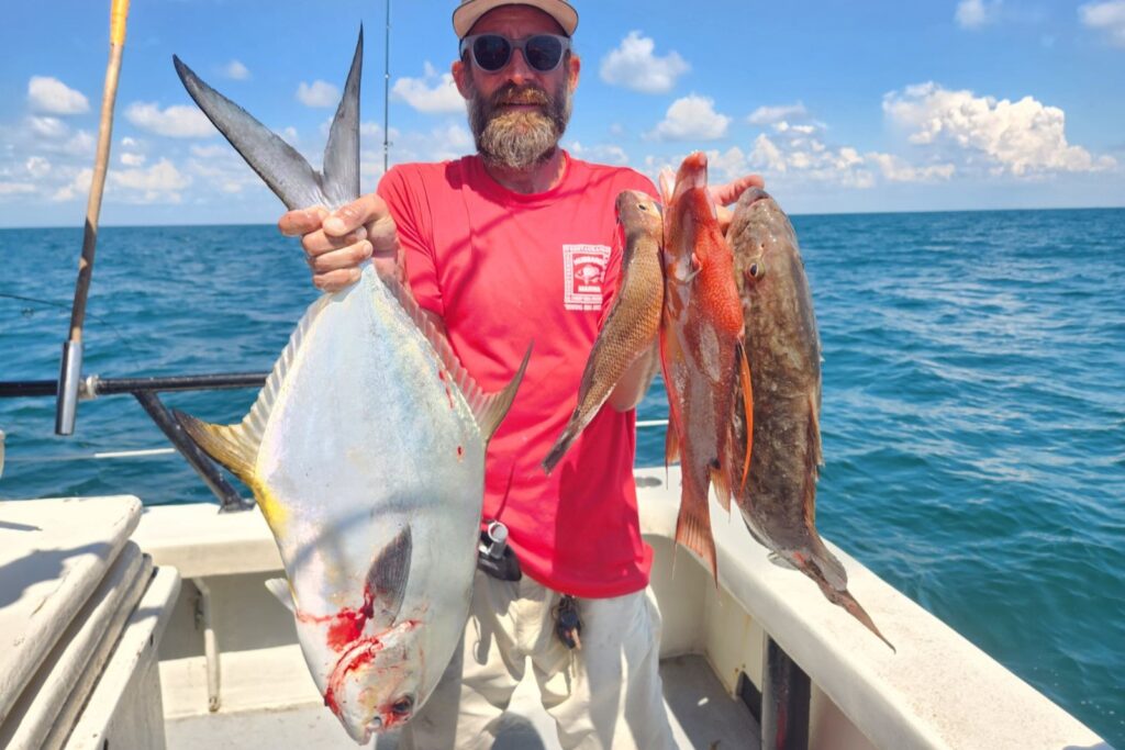 NEAR SHORE - permit, mangrove snapper, hogfish, gag grouper